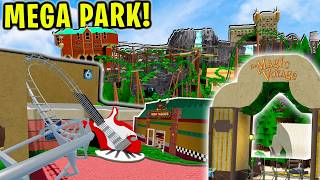 This Theme Park Tycoon 2 MEGA PARK Is AMAZING [upl. by Ecyaj]