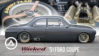 The 14 Million 51 Ford Coupe by Wicked Fabrication  For Bruce Leven [upl. by Yelsek]