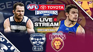 Geelong Cats vs Brisbane Lions  2nd Preliminary Final AFL 2024 Live Watch Along [upl. by Channa]