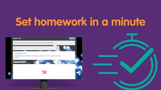 Set homework in minutes [upl. by Baseler]