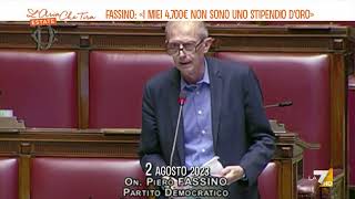 Polemiche sulle parole di Piero Fassino quotNon è vero che godiamo di stipendi doro 4718 euro [upl. by Euqininod]