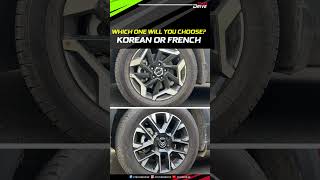 Which one will you prefer  Korean or French  Alloy Wheels  Times Drive shorts alloywheels [upl. by Virg]