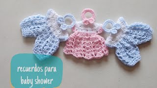 Recuerdos para baby shower muy fácil y rápido para niña o niño [upl. by Airdnahc]