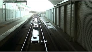 Cab ride metro Rotterdam Spijkenisse De AkkersRotterdam Centraal 20111224 10x versneld [upl. by Raimund562]