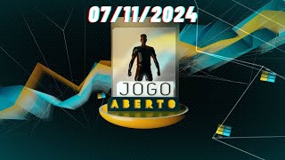 🔴 JOGO ABERTO 07 NOVEMBRO 2024 ⚽ [upl. by Auqenehs]