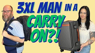 Is it POSSIBLE to pack a PLUS SIZE MAN carry on only [upl. by Aneem819]