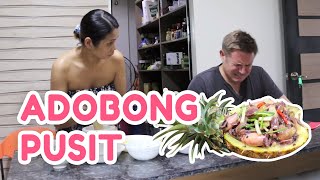 ADOBONG PUSIT Abangan niyo yung bonggang plating  PokLee Cooking [upl. by Naraj]