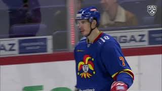 ICE HOCKEY  Incredible puck Danish defender Jokerit Oliver Lauridsen [upl. by Plante]