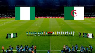 NIGERIA vs ALGERIA  FULL MATCH ALL GOALS  PES REALISTIC GAMEPLAY PC [upl. by Walt133]