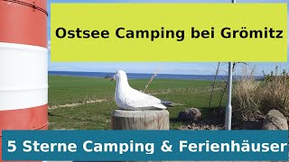 Ostsee Camping Walkyrien 5 Sterne bei Grömitz Campingplatz Wohnmobilstellplatz Ferienhäuser [upl. by Ahsinrev169]