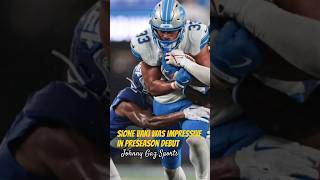 Sione Vaki was IMPRESSIVE in preseason debut  Johnny Gaz Sports detroitlions nfl onepride [upl. by Ahsinrad]