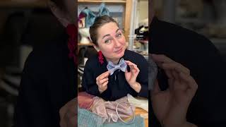 How to make Sinamay bows  New video tutorial on my YouTube channel hatmaking london diyfashion [upl. by Melvin]