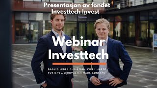 Investtech Invest fondspresentasjon 10112021 [upl. by Ron413]