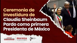 Ceremonia de investidura de Claudia Sheinbaum Pardo como primera Presidenta de México [upl. by Howenstein]