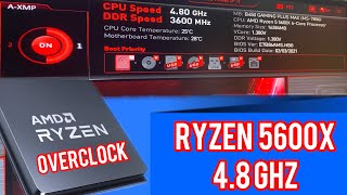 Overclock Ryzen 5600x 48Ghz [upl. by Levona]