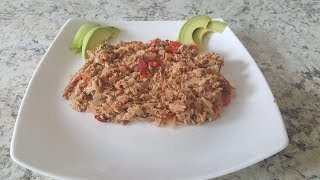 GUISADO DE ATUN MUY PRACTICO ECONOMICO Y DELICIOSO [upl. by Eednac]