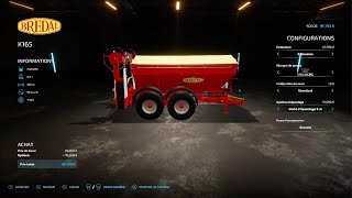 FS 22  Epandeur Chaux ou Engrais moddé sur Eurêka Farm [upl. by Lime]