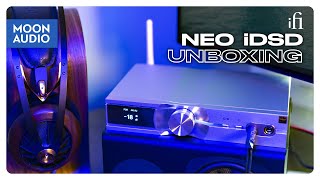 iFi Neo iDSD Headphone Amp DAC Unboxing  Moon Audio [upl. by Nathanoj]