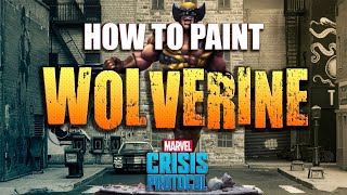 Sorastros Marvel Crisis Protocol Painting Guide Ep12 Wolverine [upl. by Quinby]