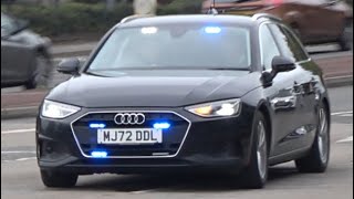 Unmarked Audi A4 Driver Training Vehicle RespondingGreater Manchester Police [upl. by Idalla148]