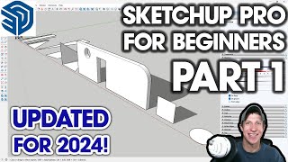 Getting Started with SKETCHUP PRO in 2024 Part 1  BEGINNERS START HERE [upl. by Allit]