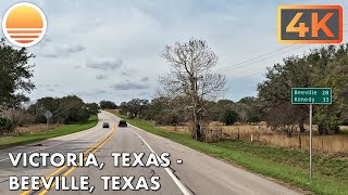 Victoria Texas to Beeville Texas Drive with me on a Texas highway [upl. by Anaujnas]