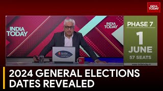 Election Commission Announces 2024 General Elections Schedule  Lok Sabha Election  India Today [upl. by Inanak]