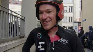 Ethan Hayter  Interview at the finish  Prologue  Tour de Romandie 2024 [upl. by Grekin]