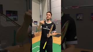 Badminton Forehand Slice Tutorial shorts [upl. by Novek]