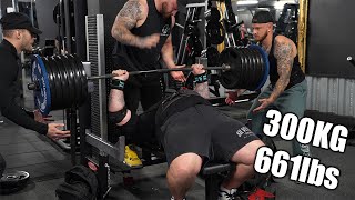 DOUBLE BENCH REP PRS FOR THE BOYS  GYM REAPER MIKE JOE [upl. by Ahso]