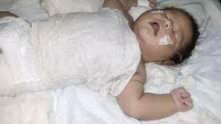 New born baby vairal video fast crying and fever but Baby has fever so he is being wiped with cotton [upl. by Bainbridge406]