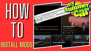 My Summer Car  How to Install Mods Guide 2023 [upl. by Sky]