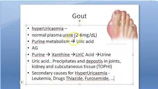 Pharmacology 248 a Anti Gout Drugs Gouty Arthritis HyperUricemia Pharmacology Acute Colchicine [upl. by Suilenrac931]