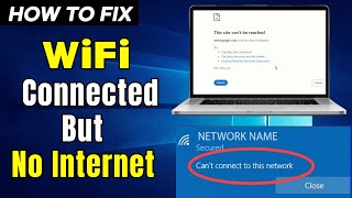 WiFi Connected But No Internet Access  WiFi Problem [upl. by Rahs]