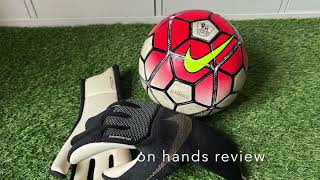 Nike Vapor Grip 3  Dynamic Fit Elite Goalkeeper Gloves ACC  On Hands amp Unboxing ASMR [upl. by Ahswat]