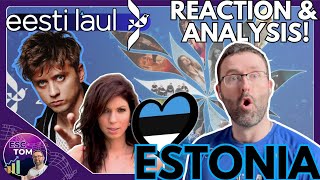 🇪🇪 Eesti Laul 2024 ALL 20 Songs REACTION amp Analysis  Eurovision 2024 🇪🇪 [upl. by Reinnej211]