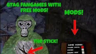 The 3 Best Gorilla Tag Fan Games with mods [upl. by Ymma631]