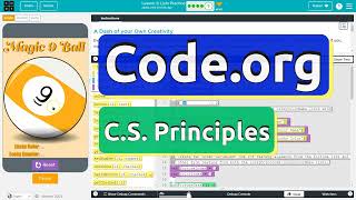 Codeorg Lesson 35B Lists Practice  Tutorial with Answers  Unit 6 CS Principles [upl. by Euhsoj903]