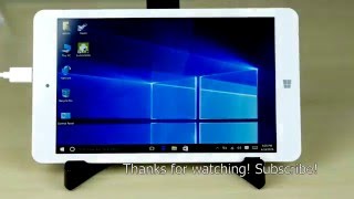 Android to Windows OS Switch CHUWI Hi8 Pro [upl. by Dihgirb]