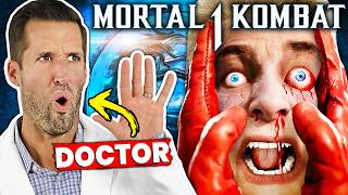 ER Doctor REACTS to Mortal Kombat 1 MK1 Homelander vs OmniMan Fatalities [upl. by Herbert]