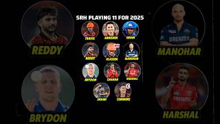 SRH Playing 11 For IPL 2024 🔥 [upl. by Jauch]