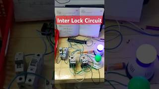 Inter lock using magnetic Contact electrical electricalcircuit electricalwiring [upl. by Hilaire]