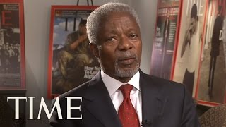 TIME Magazine Interviews Kofi Annan [upl. by Verile505]