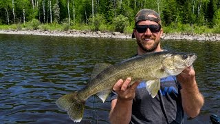 The English River Ontario Walleye Fishing Part 4  A Day With Pops [upl. by Asusej78]