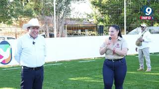 Entrega Gobernador David Monreal a juventud de Atolinga la rehabilitación de la cancha de futbol [upl. by Forest]