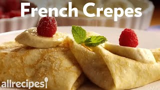 How to Make French Crepes  Allrecipes [upl. by Lyssa]