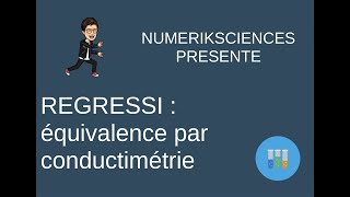 trouver E dosage conductimetrique dans regressi [upl. by Alyehs357]