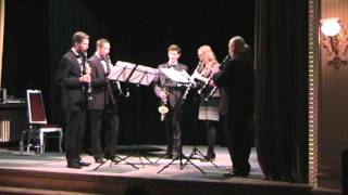 W A Mozart  KV 160 Presto  clarinet ensemble [upl. by Svensen]