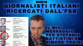 Mandato di arresto russo per 2 giornalisti della RAI Il mio videomessaggio [upl. by Marks]