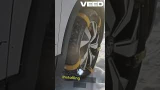 Anti Skid Snow Chains for Sedans Winter Driving with Snow Chains [upl. by Enelyaj970]